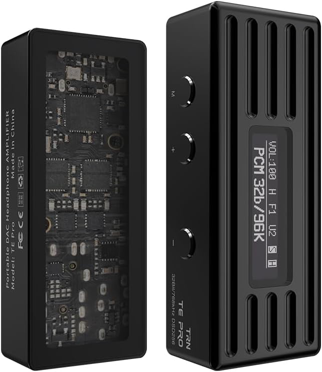 TRN-TE Pro Portable HiFi USB DAC Amp Dual CS43198 Chip High-Performance Amplifier