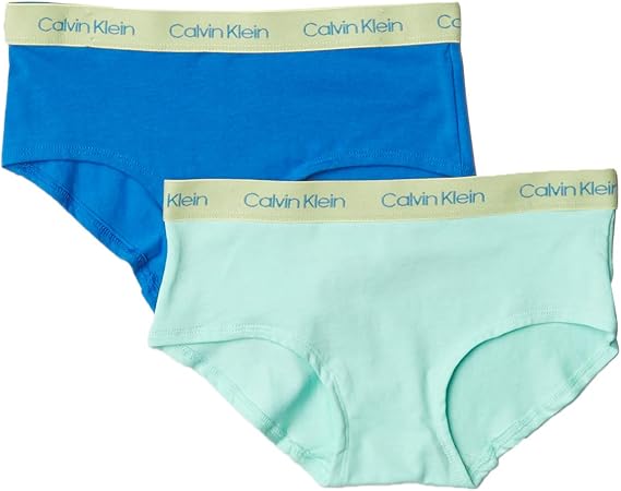Calvin Klein Girls' Modern Cotton Hipster Underwear Multipack