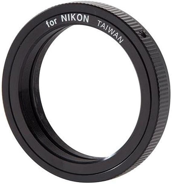 Celestron T-Ring for Nikon Fits Standard T-Adapters for Astrophotography | Turns Your Telescope into a Telephoto Lens, Secure Nikon Camera Connection, M42 T-Thread, Terrestrial & Celestial Imaging