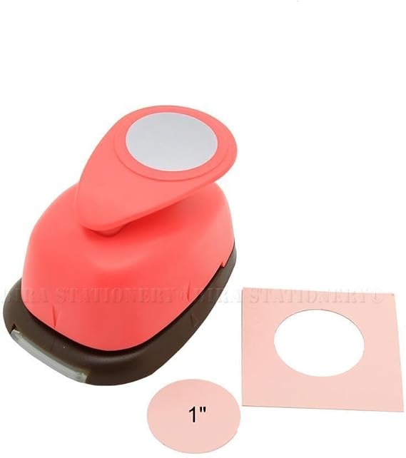 Bira 3/4 to 1 inch Lever Action Craft Punch for Paper Crafting Scrapbooking Cards Arts