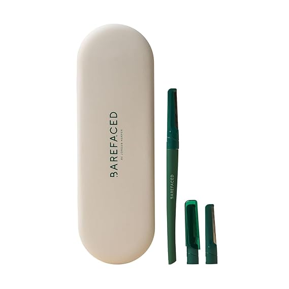 Barefaced Facial Razor Stainless Steel Dermaplaning Tool for Women Facial Shaving Tool Removes Peach Fuzz & Dead Skin, Improves Skincare Absorption, Brightens Skin & Smooths Makeup Application