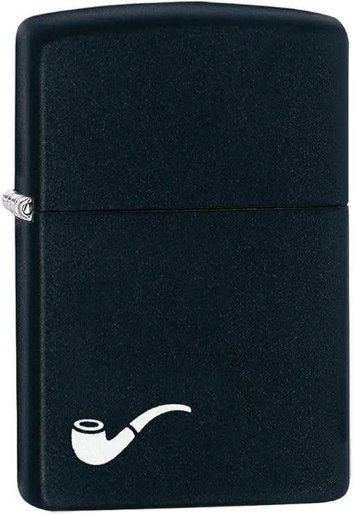 Zippo Black Matte Pipe Pocket Lighter