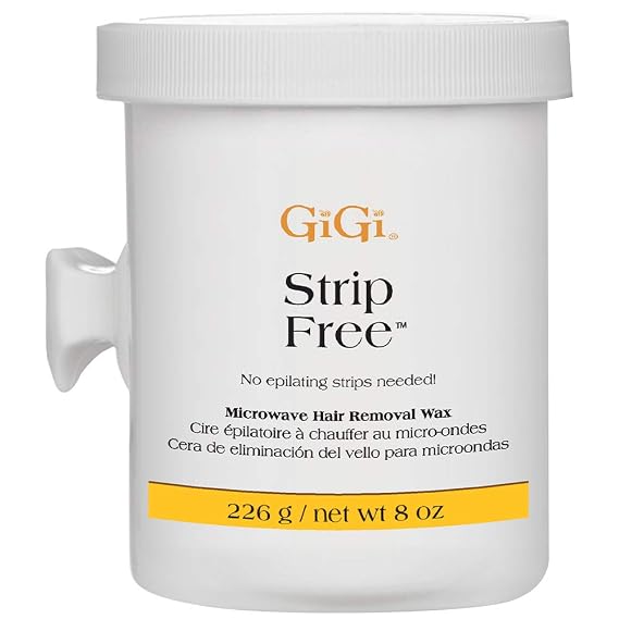 GiGi Strip Free Microwave Formula Hair Removal Wax, 8 oz