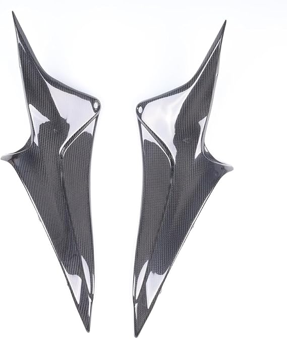 100% Real 3K Carbon Fiber Side Panels Fit for 2007-2012 CBR600RR Glossy Twill Weave