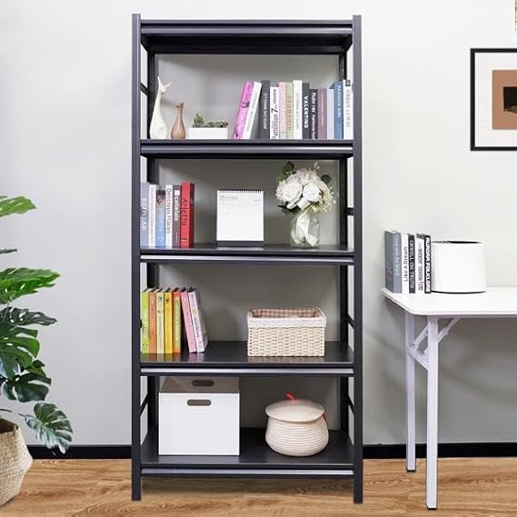 Adjustable Metal Shelving, Heavy Duty Shelving - 5-Tier Storage Shelves, 2000LBS Load, Kitchen, Garage, Pantry H63 * W31.5 * D15.7