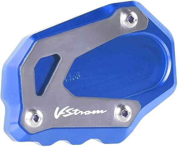 Kickstand Extension Pad for V-Strom 1050XT 1050 1000 1000XT GSX-S1000 GT Katana Motorcycle Foot Side Stand Enlarger Extension Kickstand Plate Pad