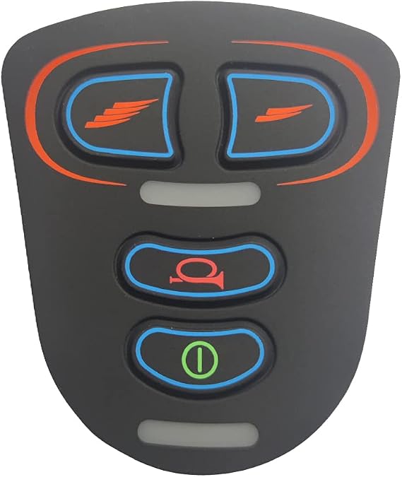 Replacement Wheelchair Control Keypad 4-Button Universal Keypad for Jazzy Power Chairs Fits D51161.01 D51162.01 D51333.01
