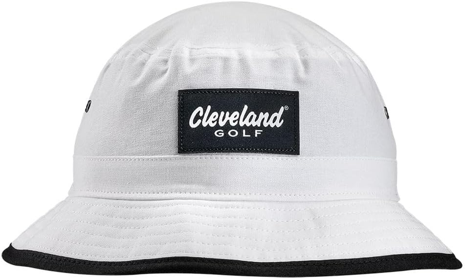 Cleveland CG Bucket Hat WhiteBlack, One Size 2024 Golf Cap