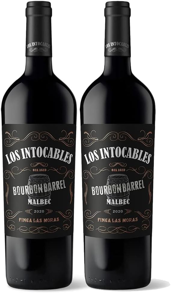 Finca Las Moras Los Intocables Bourbon Barrel Malbec Duo 2 x 75cl - Argentinian Red Wine