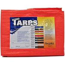 High Visibility Orange Tarp 3.3 OZ., 12'x20'
