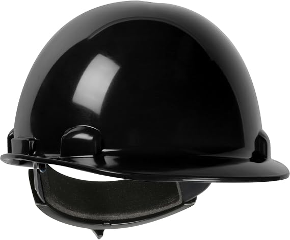 Dynamic Dom Cap Style Hard Hat, HDPE Shell, ANSI Type 1, Class E, 4-Point Suspension, Wheel Ratchet Adjustment, Sky Blue