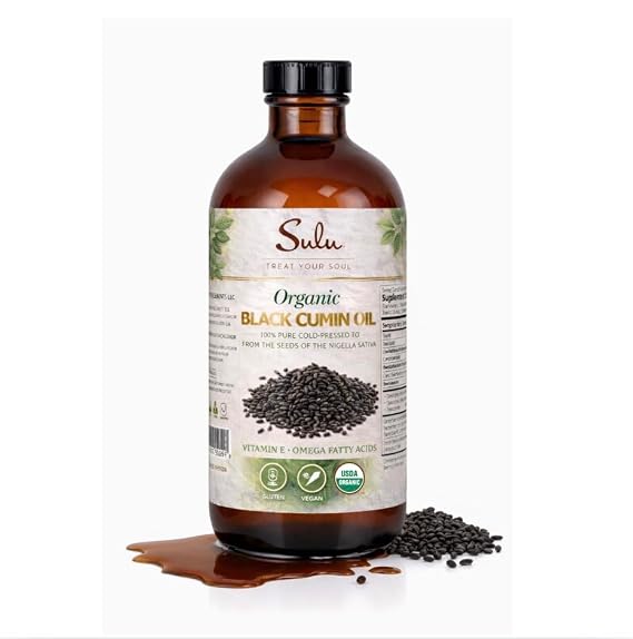 100% Pure Organic Extra Virgin Unrefined Black Cumin Oil (4 oz)