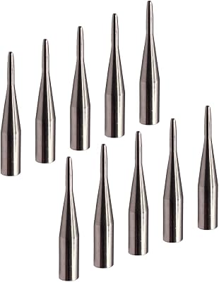 Karella Shaft Lock System Tool Applicator Chrome Set of 10 Dart Accessories for Rubber Rings