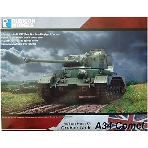 Rubicon Models RB0094 156 British Army A34 Comet Plastic Model