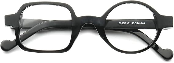 Retro Crazy Wacky Mismatch Round Square Eyeglass Frames