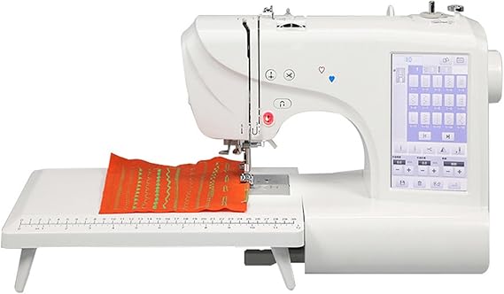 Computerized Embroidery Machine for Clothing, 4" x 9.2" Large Embroidery Area, 7'' Large LCD Touchscreen for Home Use, Sewing Machine