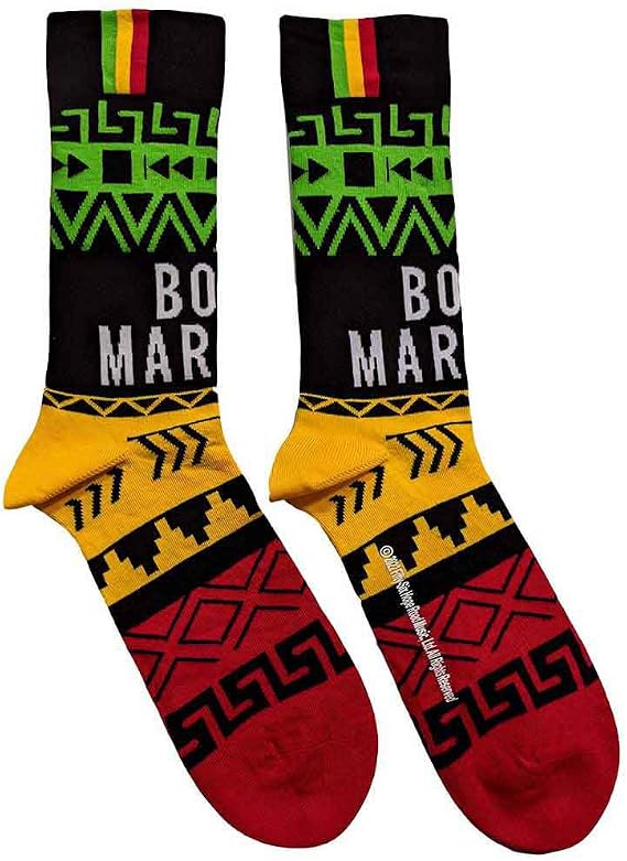 Bob Marley - Unisex Adult Press Play Socks