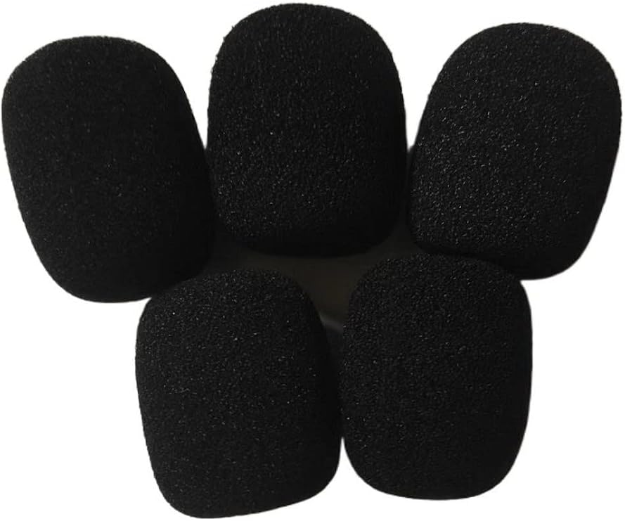 Cloud II Mic Foam Replacement for HyperX Cloud II/Mix/Alpha/Alpha Alpha-S/Cloud Chat Headset Microphone Pop Filter Cover (3 PCS)