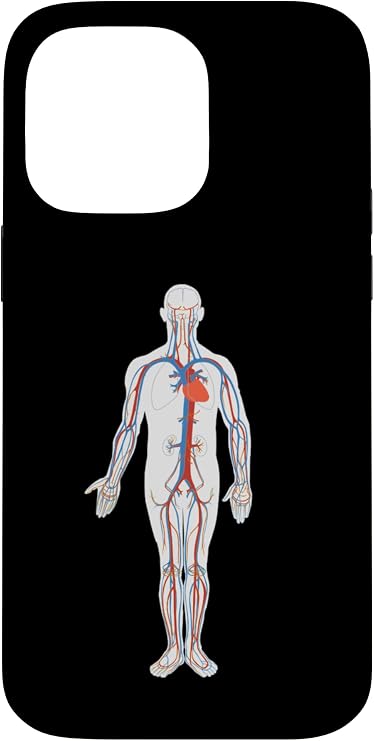Circulatory System Cardiologist Cardiovascular Case for iPhone 14 Pro Max