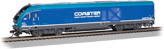 Bachmann Trains - SC-44 Charger Diesel Electric Locomotive with DCC Sound On Board - North County Transit District - Coaster #5001 - HO Scale