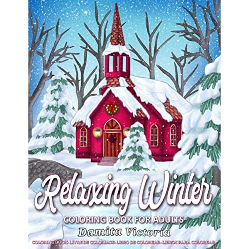 Coloring Book for Adults | Relaxing Winter: A Stress Relieving Coloring Books for Adults Featuring Relaxing Winter Scenes, Beautiful Christmas Scenes ... Books for Adults and Unique Gifts for Women Paperback August 13, 2020