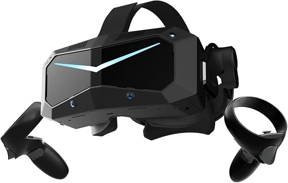 Pimax Crystal Super VR Headset,57PPD & 3840x3840 Resolution per Eye,Ultra-Sharp Image,106 Wide Field of View, Ideal for Flight simulators & VR Games
