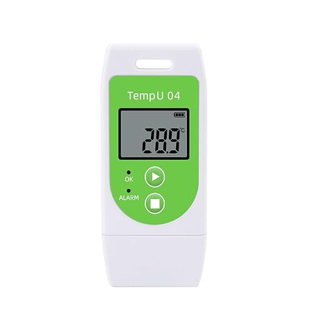 Digital USB Temperature Logger 32000 Points,Reusable Temperature Recorder Auto PDF and CSV Report,Tzone Temp U04 High Accuracy Thermometer Data Logger Monitor for Refrigerator,Food Storage