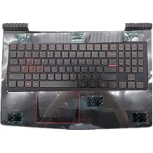 cd Laptop Keyboard & Upper Case C Shell & Touchpad For LENOVO For Legion Y520-15IKBN For Legion Y720-15IKB R720-15IKBN R720-15IKBM Black & Red word US Edition Backlight