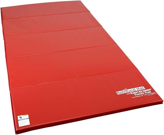 Tumbl Trak Rebound Red Mat with 2-Sided Velcro