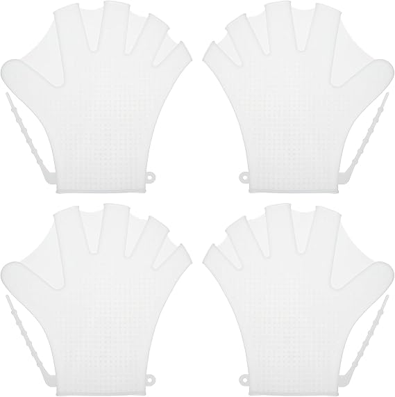 PATIKIL Silicone Swimming Gloves for Men Women Adults Water Resistance Training