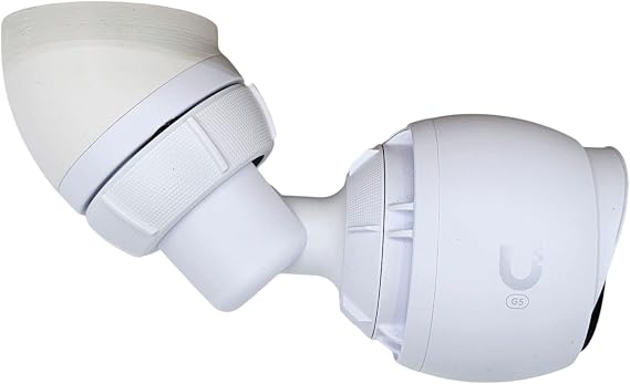 Low Profile Angle Mount Base for Unifi Bullet Cameras (G3, G4, G5, G6, Pro, AI) (White)