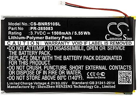 Replacement Battery for Kobo Glo H Aura H2O, Pocketbook 631 Touch HD, Barnes & Noble Nook Glowlight Plus 2015 BNRV510, Compatible with Pocketbook PR-285083 and Barnes & Noble PR-285083