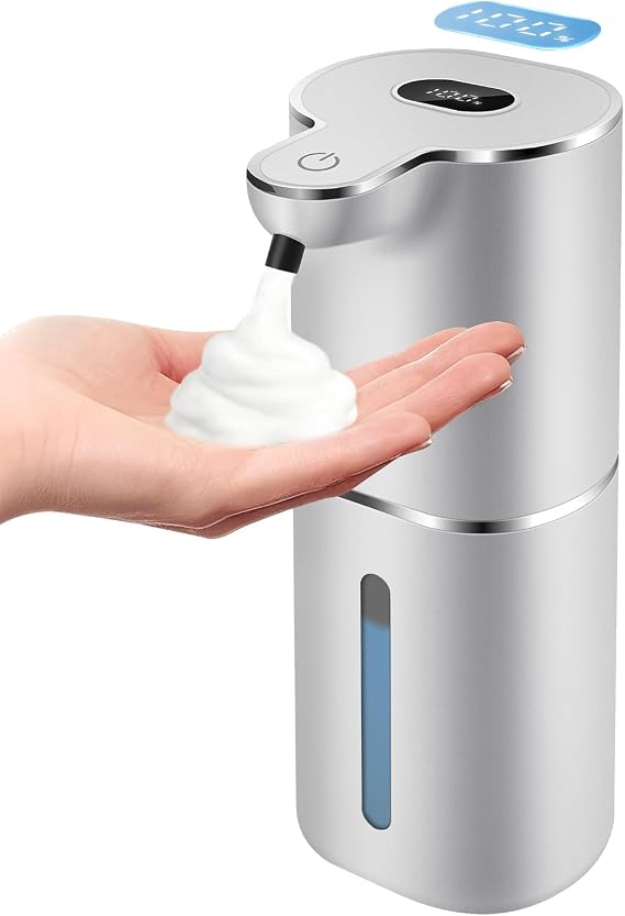 Automatic Foaming Soap Dispenser Digital Display, 6-Level Foam Adjustable