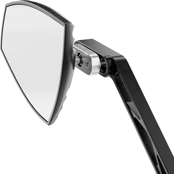 Highsider 301-4901 Wave Mirror - Black/Silver
