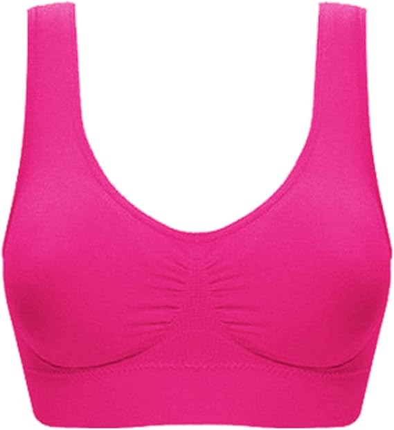 Womans Wireless Breathable Gathering Sports Bra Traceless Comfortable No Steel Ring Vest Everyday Sleep Bras