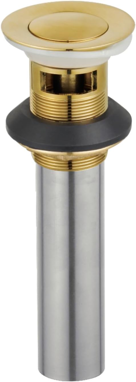 Kingston Brass KB6007 Complement Bathroom Sink Drain, Brushed Brass, 7.06 x 2.38 x 2.38