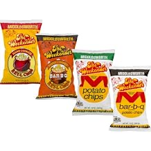 Middleswarth Weekender Kitchen Fresh & Ket'l Potato Chips Variety 4-Pack, 9 oz. Bags