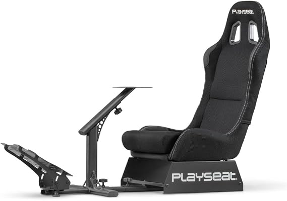 Playseat Evolution Sim Racing Cockpit | Comfortable Racing Simulator Cockpit | Compatible with All Steering Wheels & Pedals on the Market | Supports PC & Console | Actifit Edition