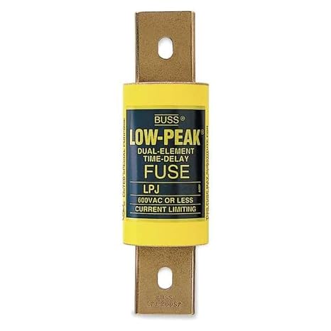 Eaton Bussmann Series LPJ-70SP Class J, Low-Peak, Dual-Element, Current limiting, Time-delay Fuse