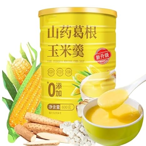 Chinese Corn Soup Powder,Chinese Food,Corn Soup,600g Yam And Pueraria Corn Powder,Corn Soup Powder Chinese Can,Instant Corn Paste,Corn Juice,Corn Soup Powder (1pcs)