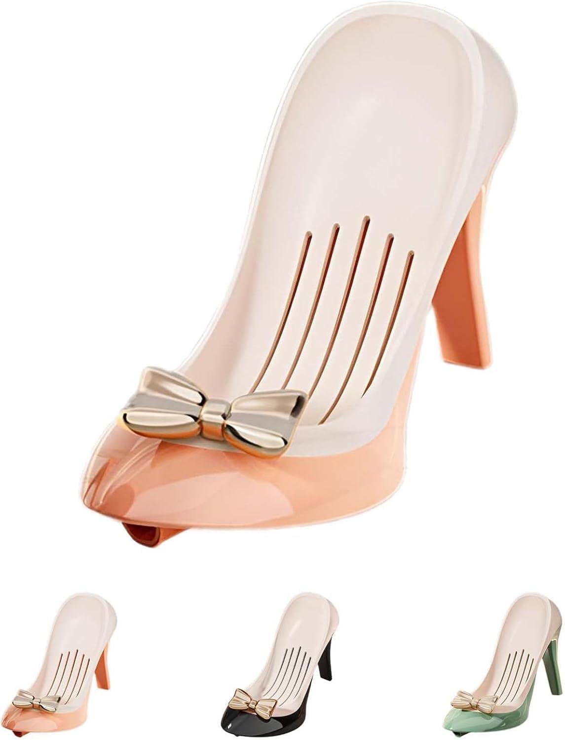 Creative high heels soap box, high heels shaped soap box, shower soap box holder, suitable for shower, bathroom/kitchen