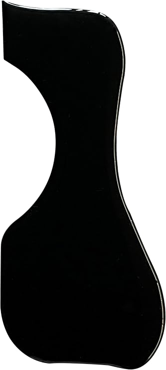 Guitar Parts For Guild D20-D40 Style Crystal Self Adhesive Sheet Acoustic Guitar Pickguard (Black)