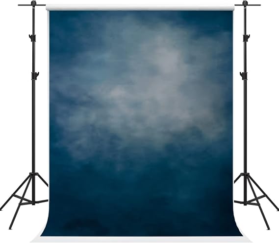Kate 810ft Oil Painting Old Master Blue Background Portrait Photography Abstract Texture Backdrop Photography Studio Props for Photographer Kids Children Adults