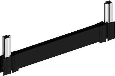 Hakuna Pets Medium Black Glass Patio Pet Door V2 Bottom Extension