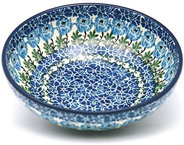 Polish Pottery Bowl - Contemporary Salad - Antique Rose