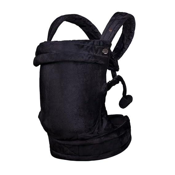NEST BLANCHE Baby Carrier for Newborn to Toddler, Ergonomic Backpack Design, Front and Back Facing Options, Black