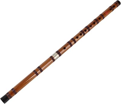 KIMISS Traditional Chinese Musical Instrument - Bitter Bamboo Xiao Flute, Aged 5 Years, for Melodious Oriental Music B
