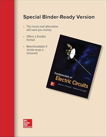 Loose Leaf for Fundamentals of Electric Circuits