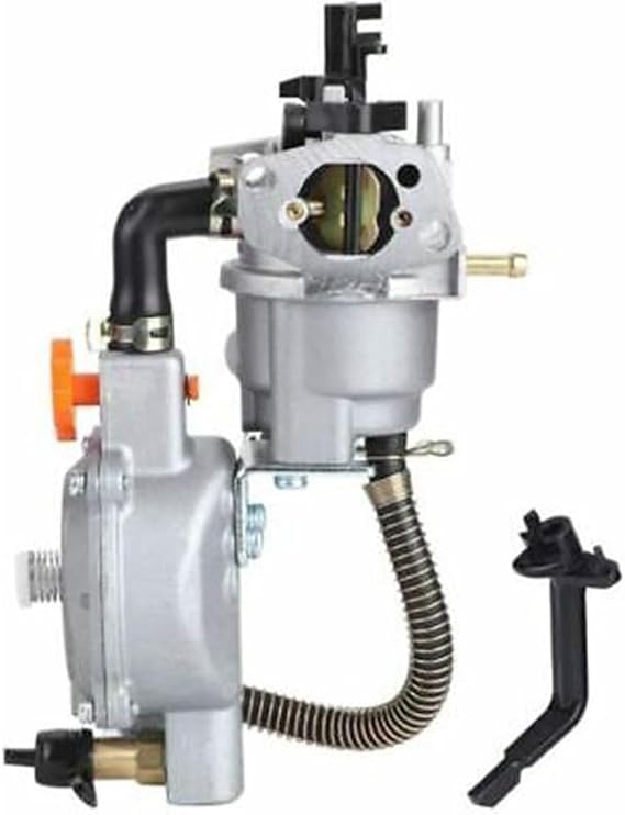 Dual fuel carburetor LPG-CNG conversion kit for Petrol Generators 2-5KW manual choke to Use Methane CNG/Propane LPG-Gas