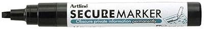 artline Secure Marker 4.mm Chisel EKSC-4,Black